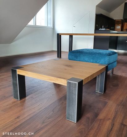 Steelhood Kaffeetisch Block