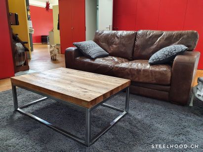 Steelhood Kaffeetisch Oaky